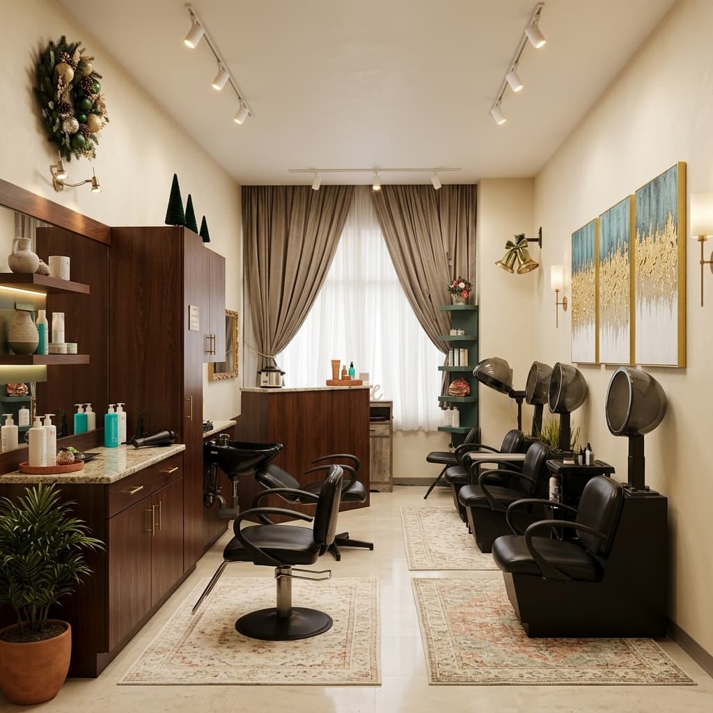 Inside Abenezer Hair Studio