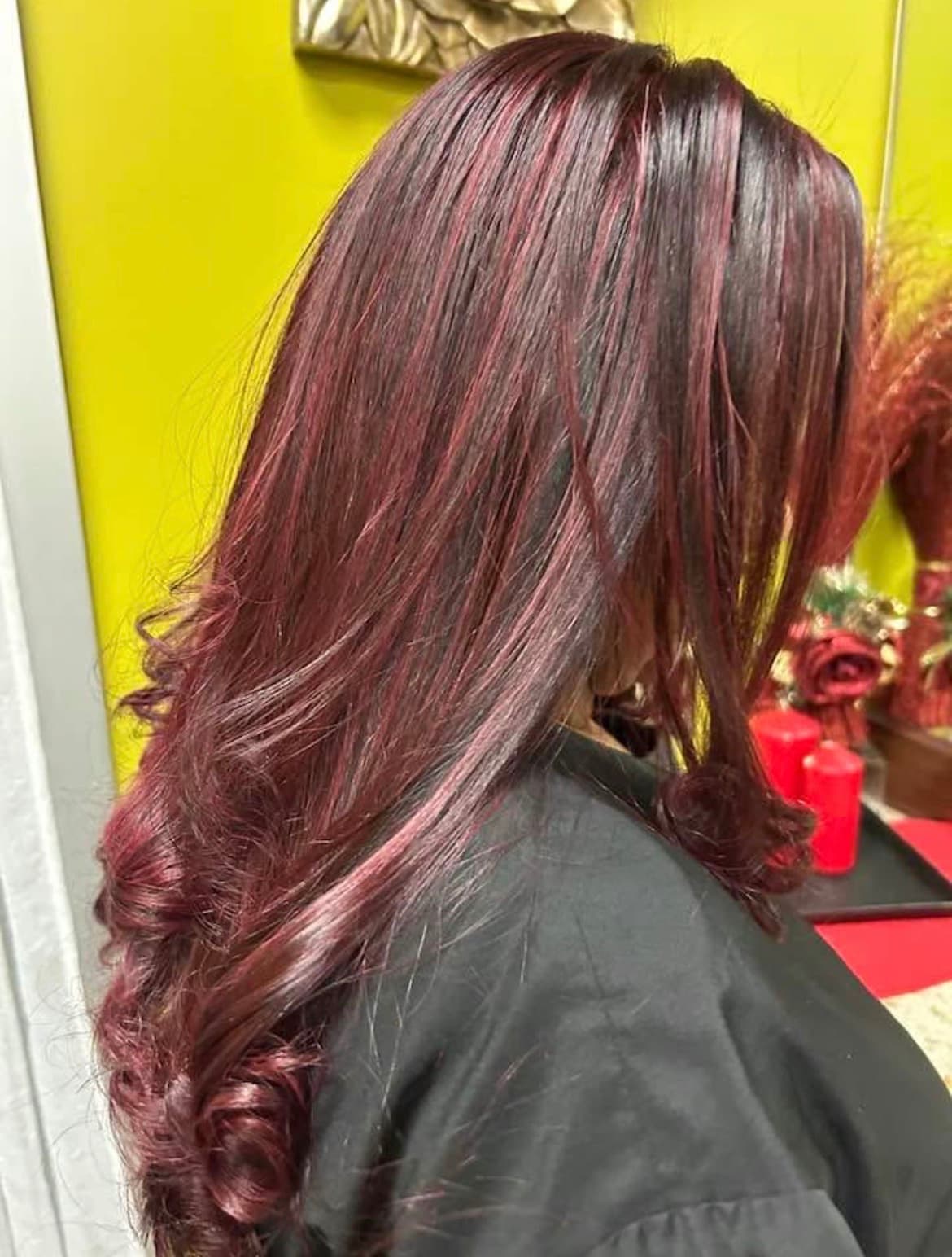 Rich brunette color finish