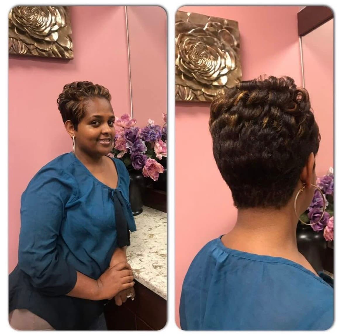 Bob cut styling