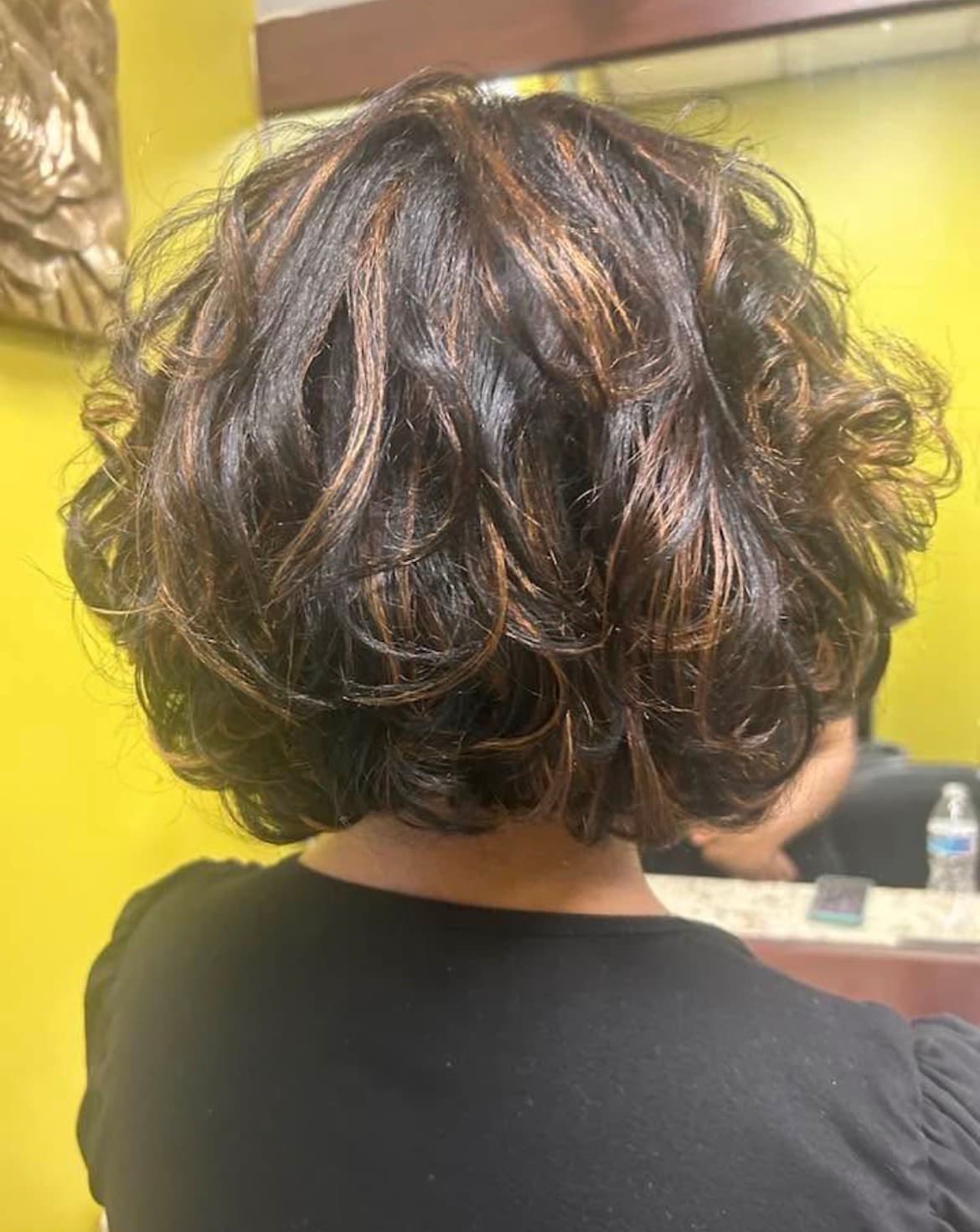 Smooth keratin treatment result