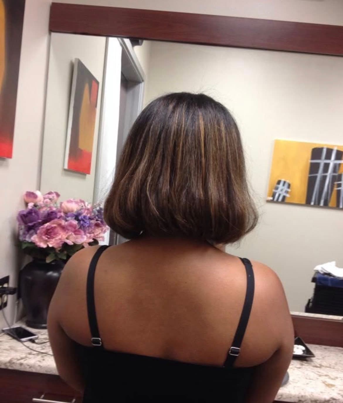 Men's haircut detail
