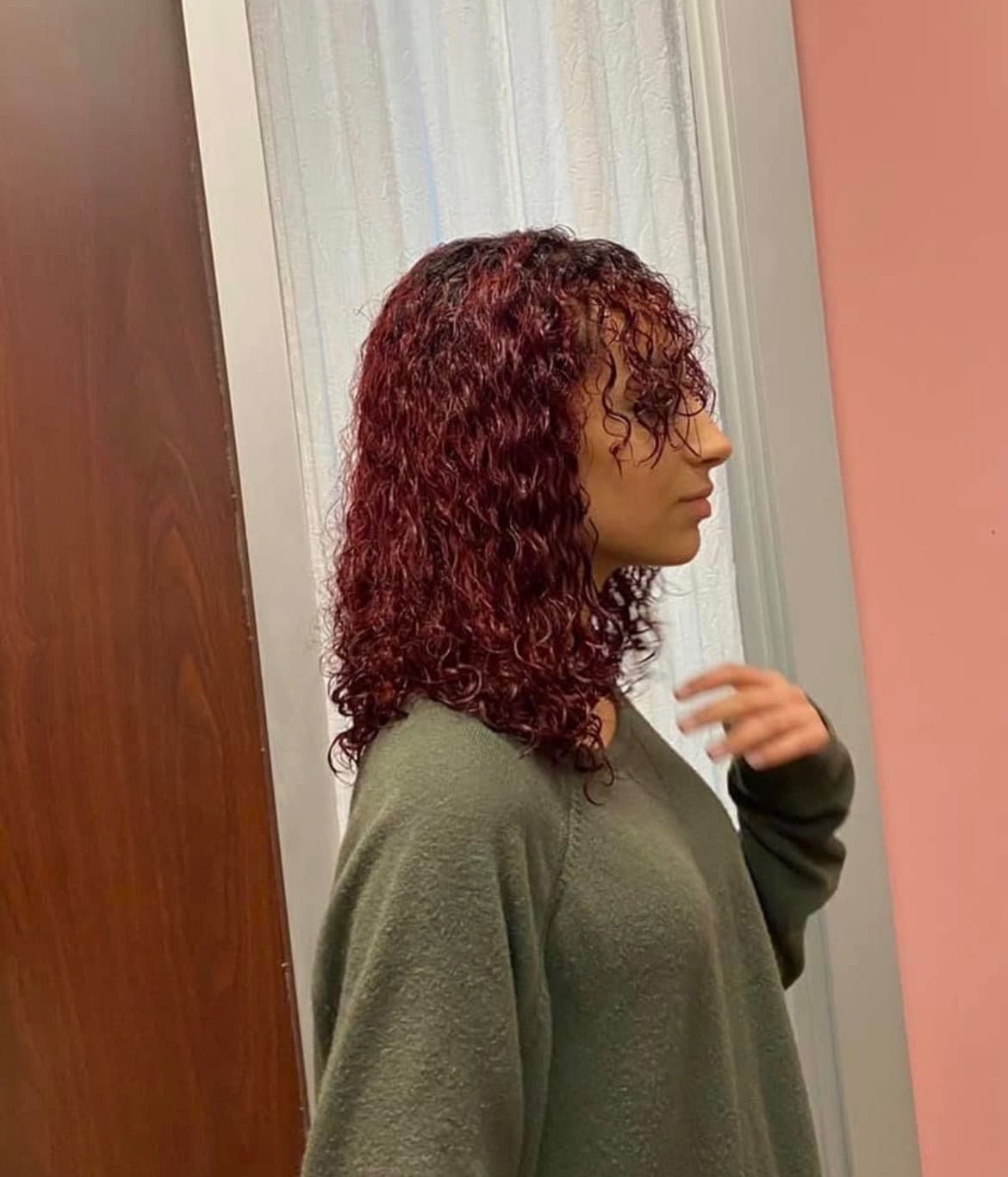 Natural hair twist out