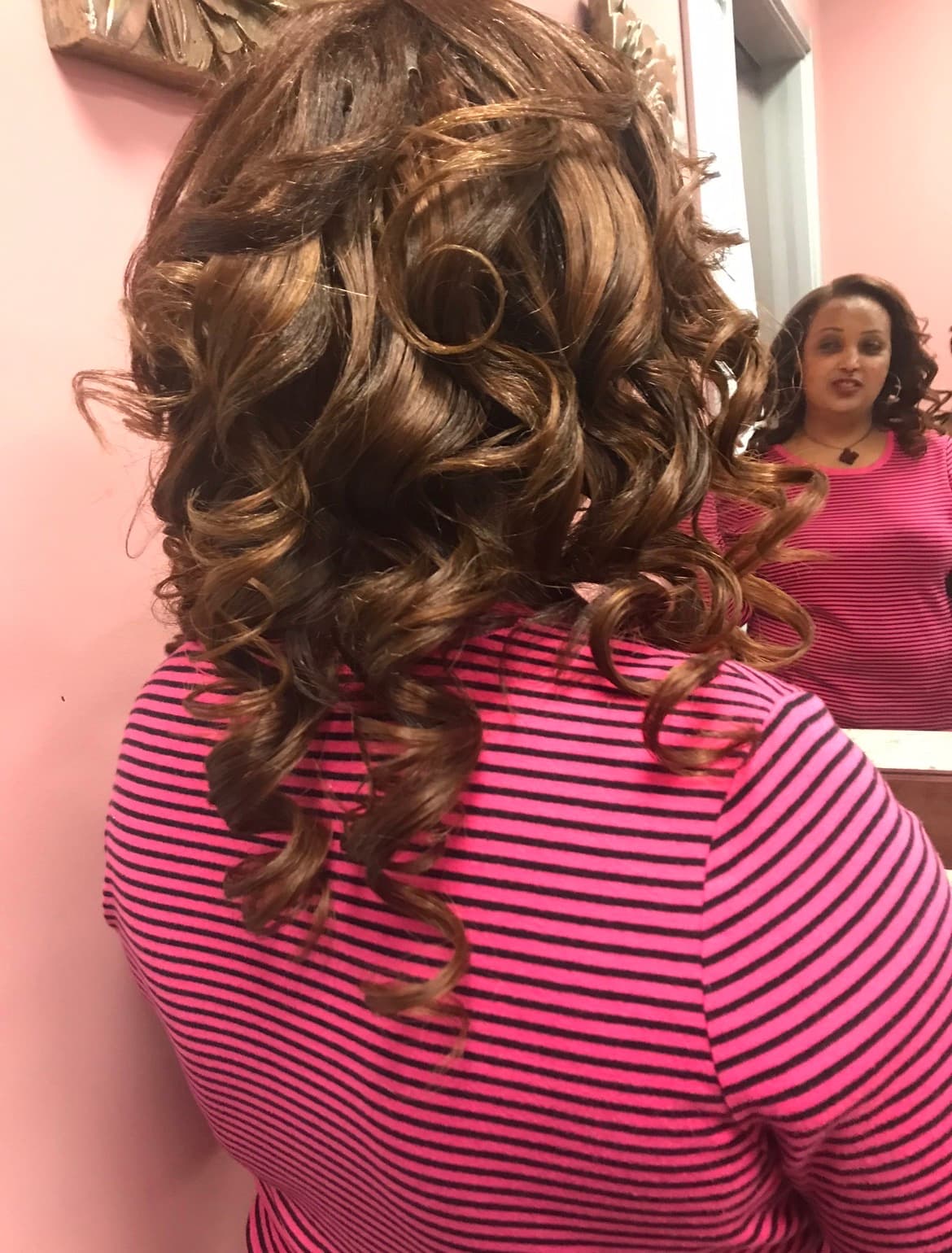 Gorgeous curl pattern